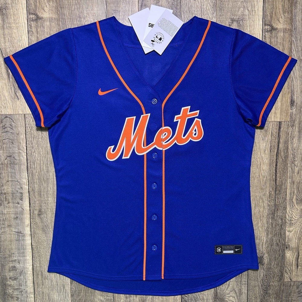 NWT New York Mets Juan Soto Nike Baseball Jersey Blue Women's Large $135
